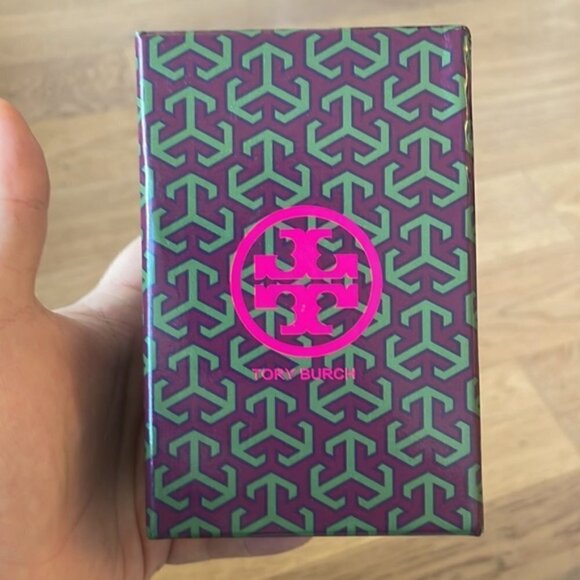 TORY BURCH Headphone case with strap Blue Jacquard - Picture 5 of 5